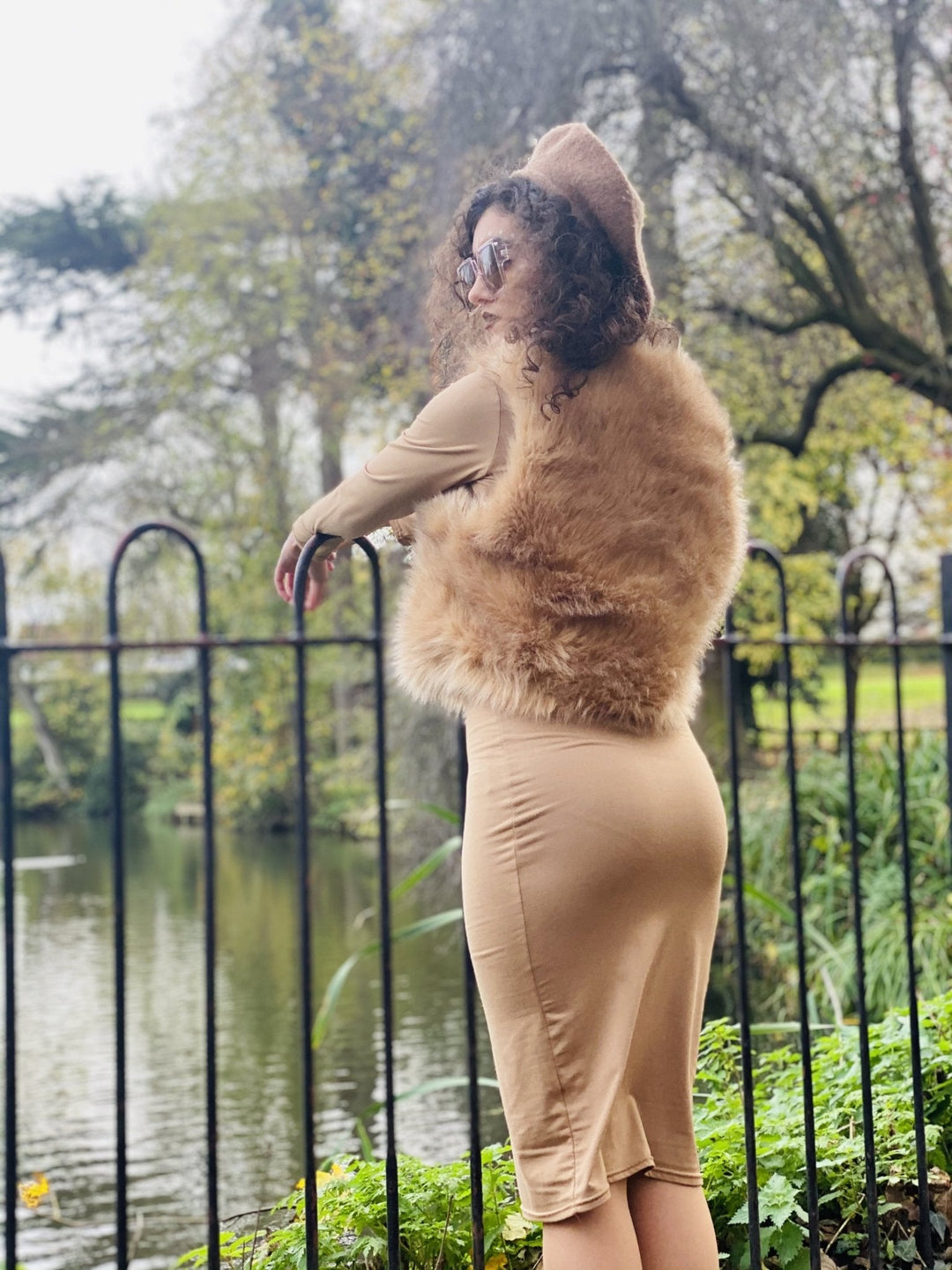 Fluffy Caramel Mini Waist Coat - One Wear Freedom 