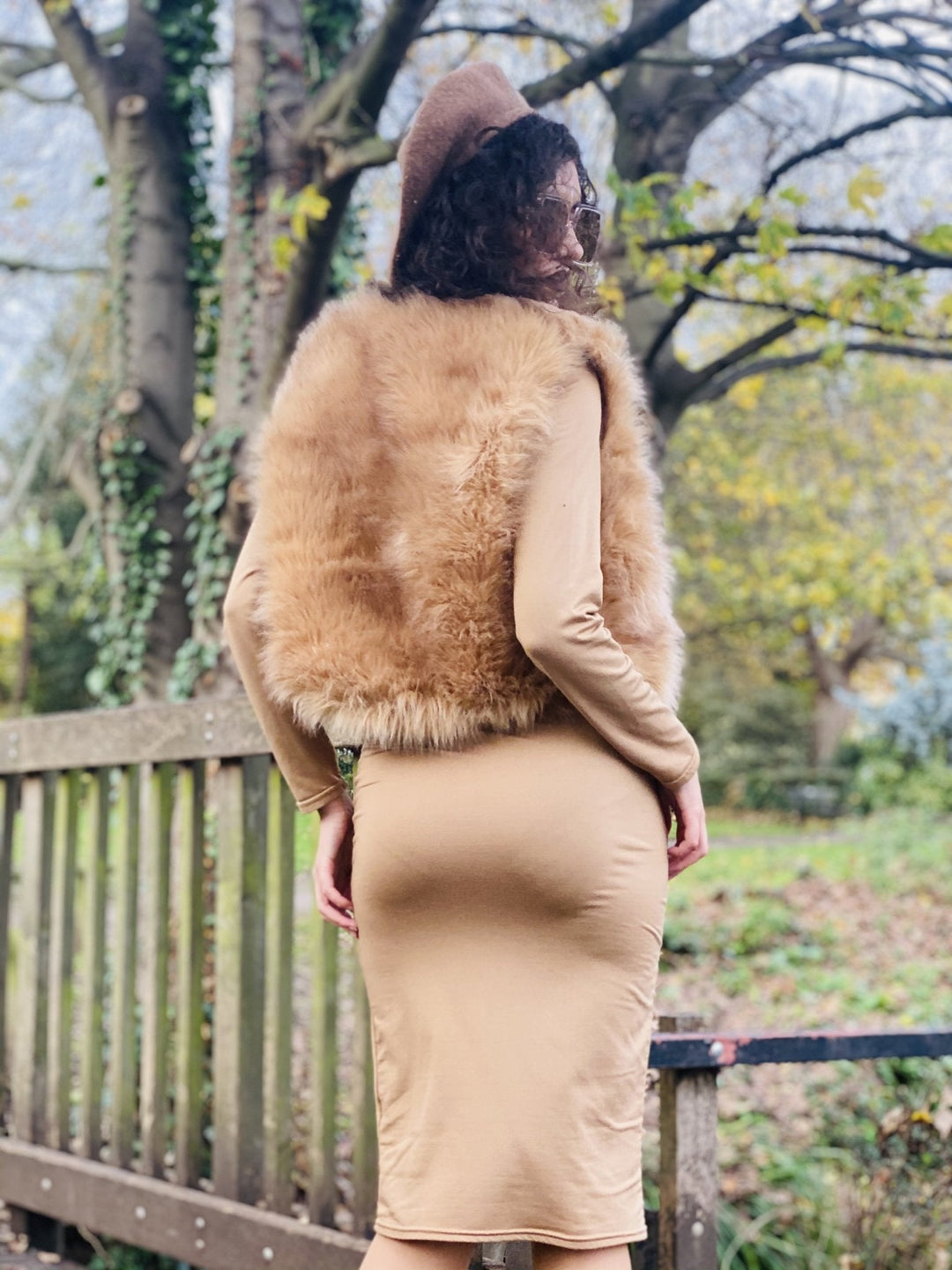 Fluffy Caramel Mini Waist Coat - One Wear Freedom 