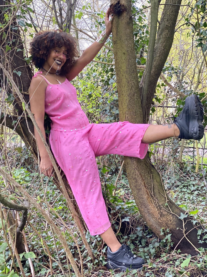 Freesia Sequins Crop Top + Trouser Co-ord - One Wear Freedom 