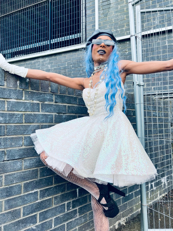 Glitz, Glamour + Pouf Mini Dress - One Wear Freedom 