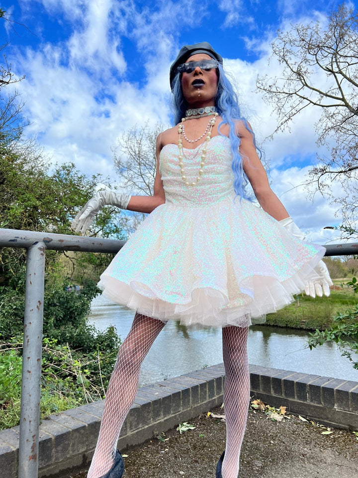 Glitz, Glamour + Pouf Mini Dress - One Wear Freedom 
