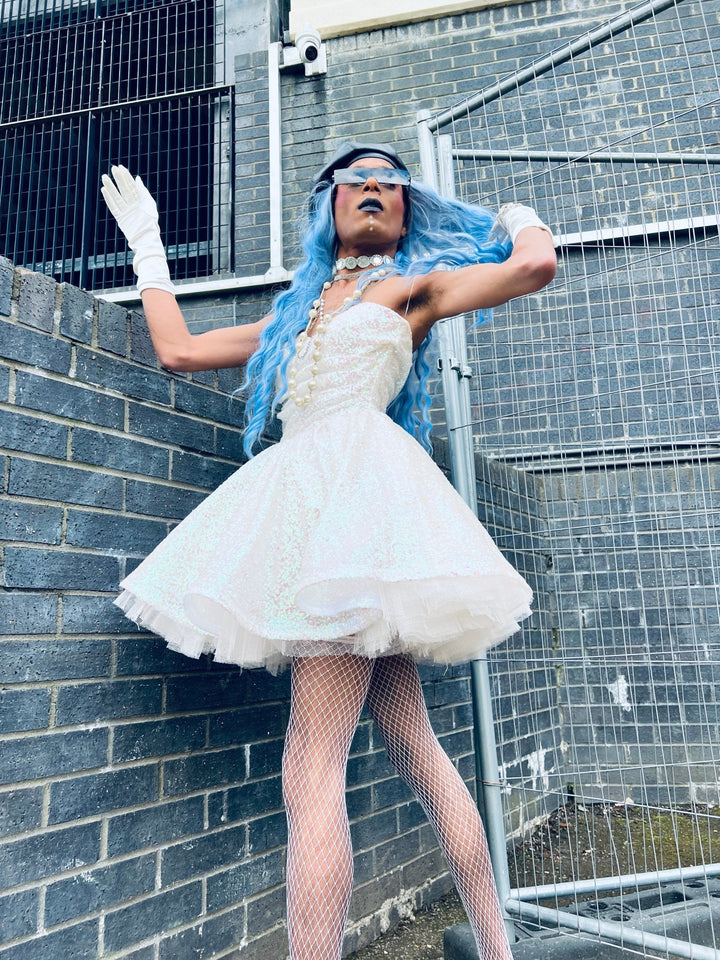 Glitz, Glamour + Pouf Mini Dress - One Wear Freedom 