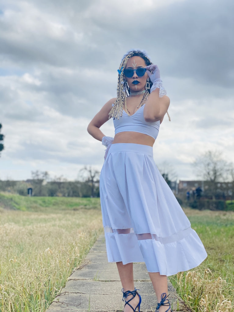 Imperial Bralette + A-Line Skirt Co-ord - One Wear Freedom #product_tags#