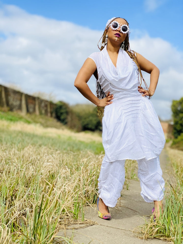 Imperial Cowlneck Blouse + Trouser Co-ord - One Wear Freedom 
