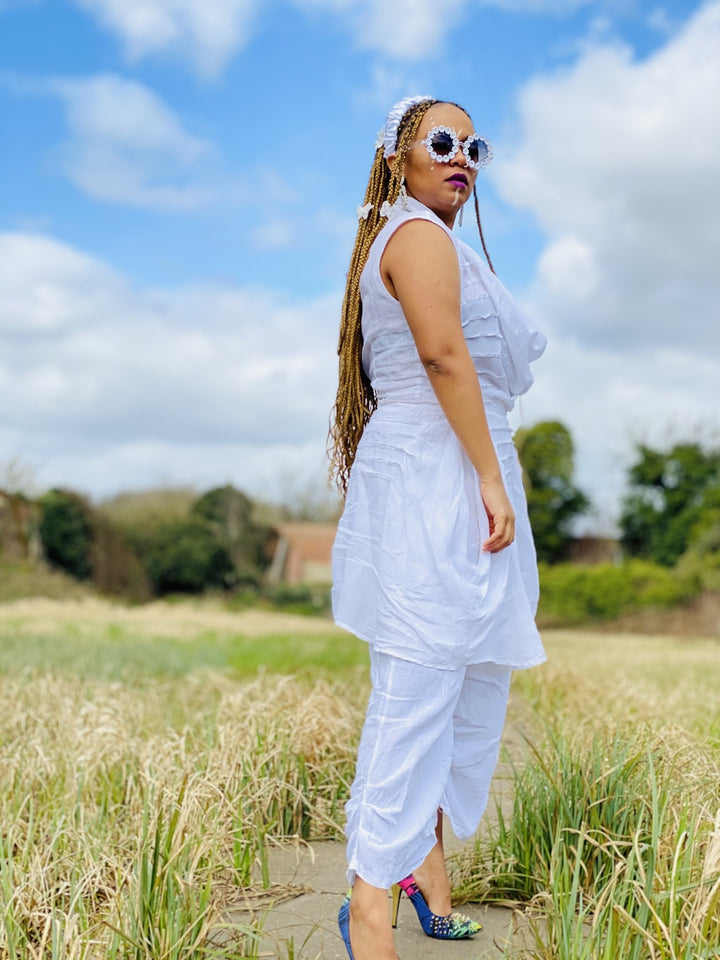 Imperial Cowlneck Blouse + Trouser Co-ord - One Wear Freedom 