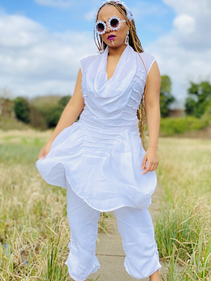 Imperial Cowlneck Blouse + Trouser Co-ord - One Wear Freedom 