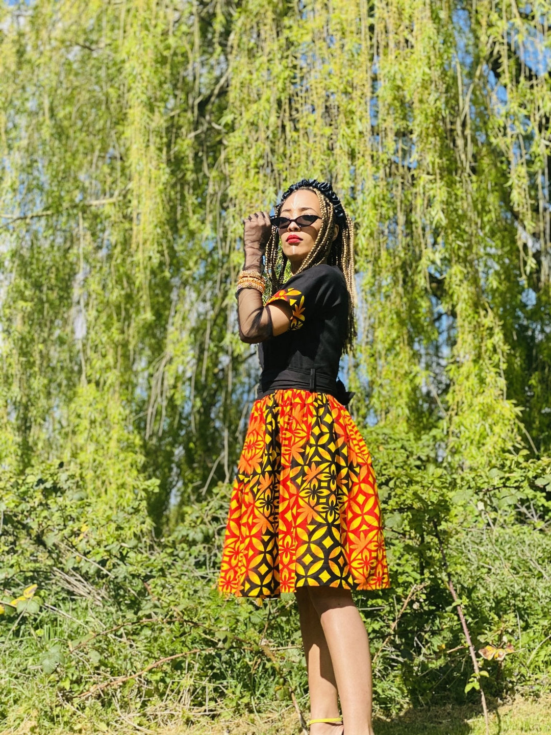 Island Coal + Fires Mini Dress - One Wear Freedom 