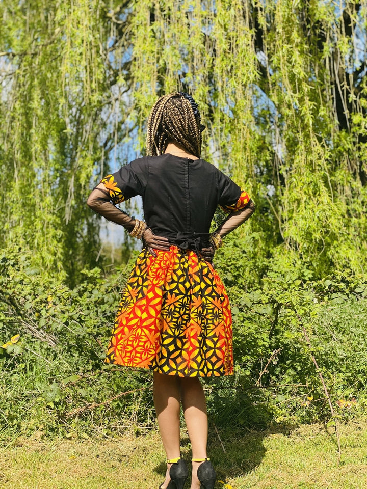 Island Coal + Fires Mini Dress - One Wear Freedom 
