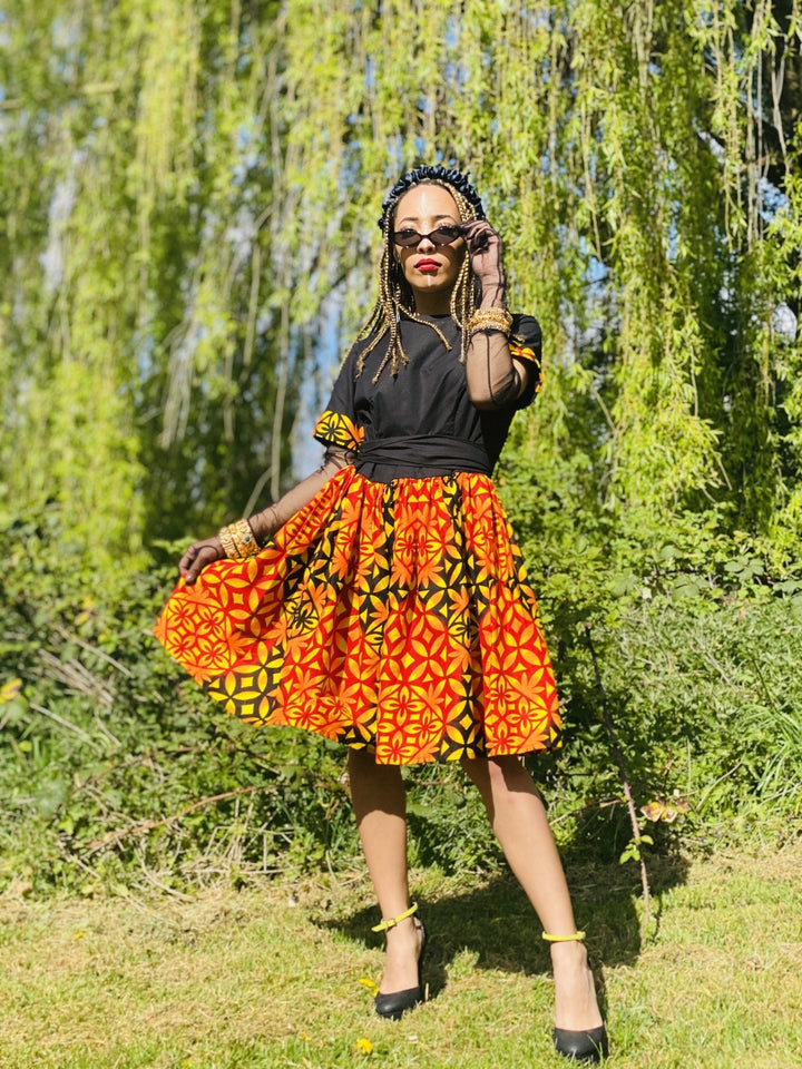 Island Coal + Fires Mini Dress - One Wear Freedom 