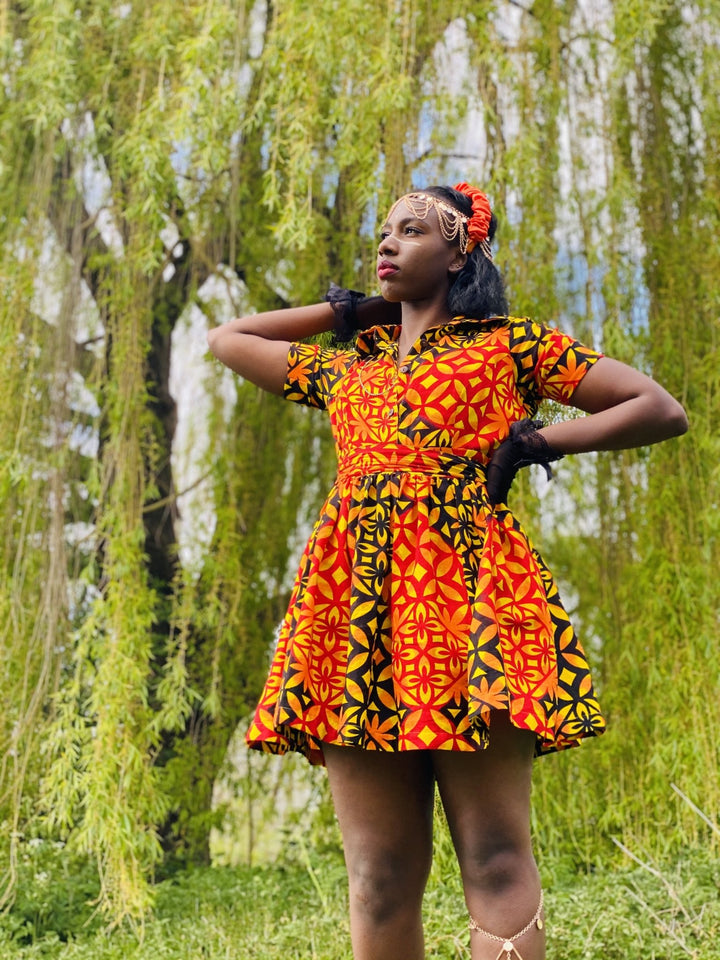 Island Fires Mini Dress - One Wear Freedom 