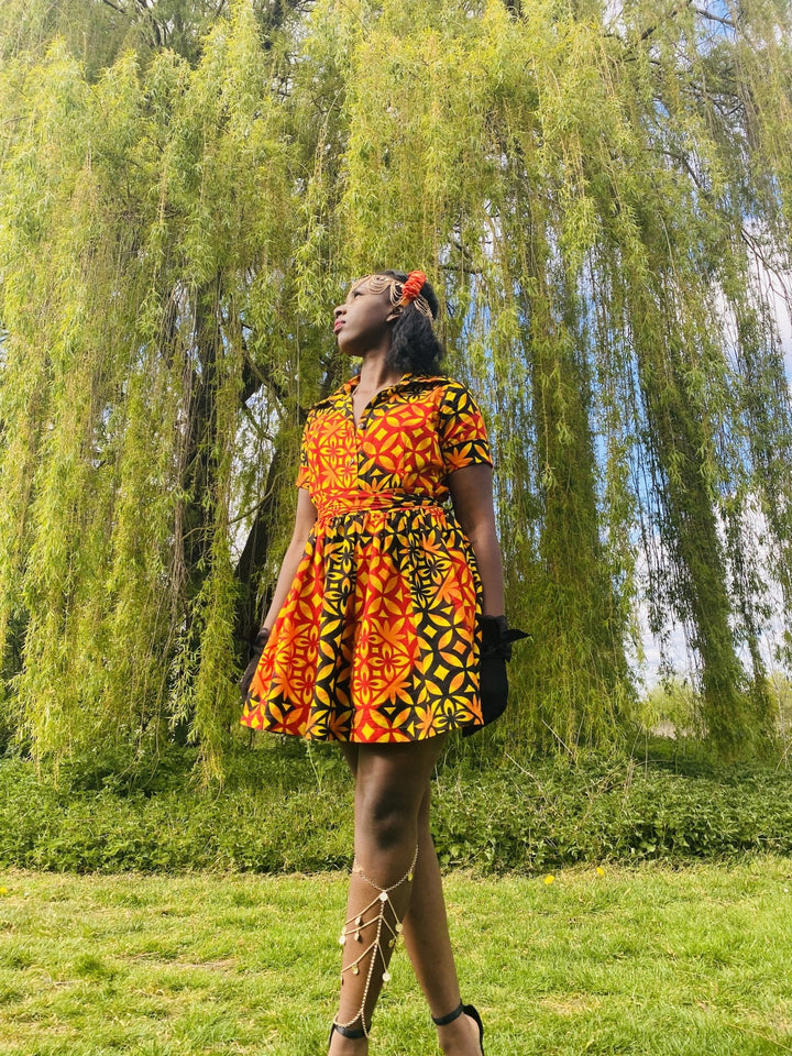 Island Fires Mini Dress - One Wear Freedom 