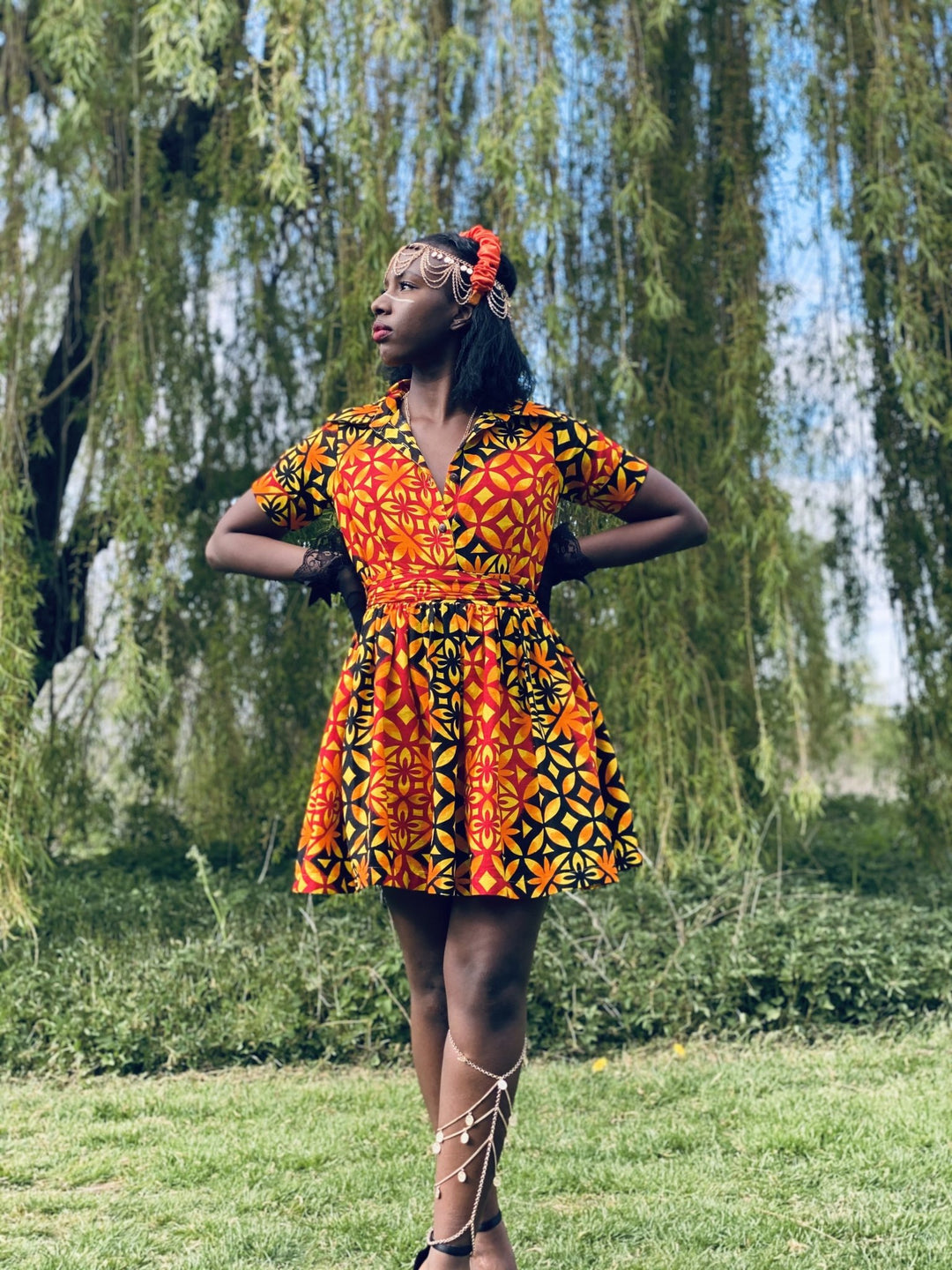 Island Fires Mini Dress - One Wear Freedom 