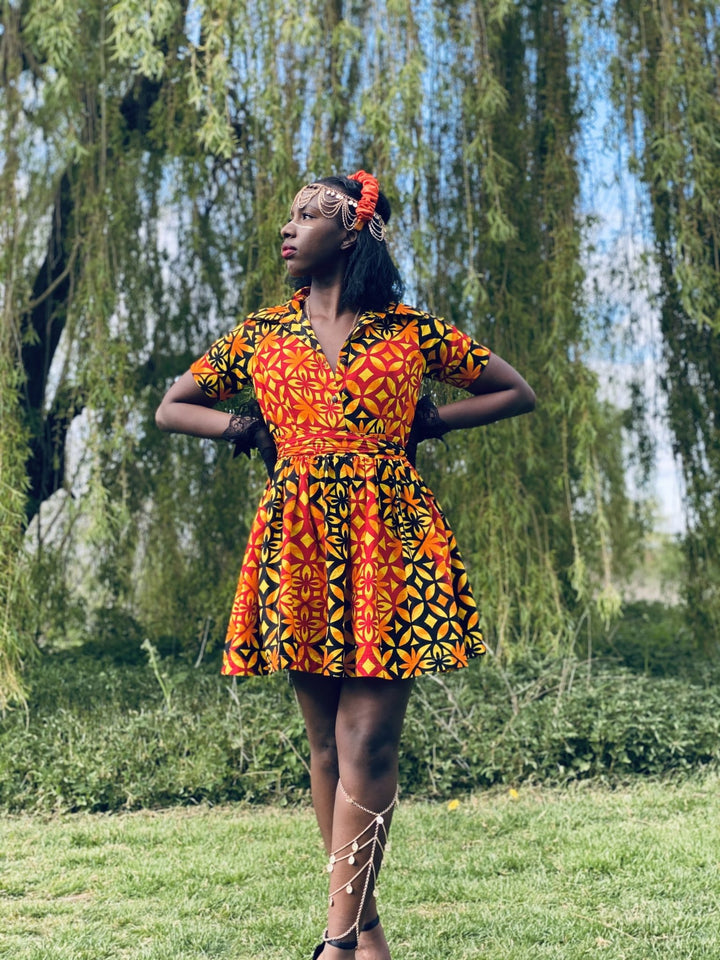 Island Fires Mini Dress - One Wear Freedom 
