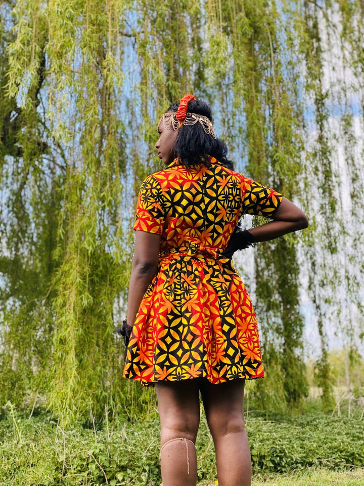 Island Fires Mini Dress - One Wear Freedom 