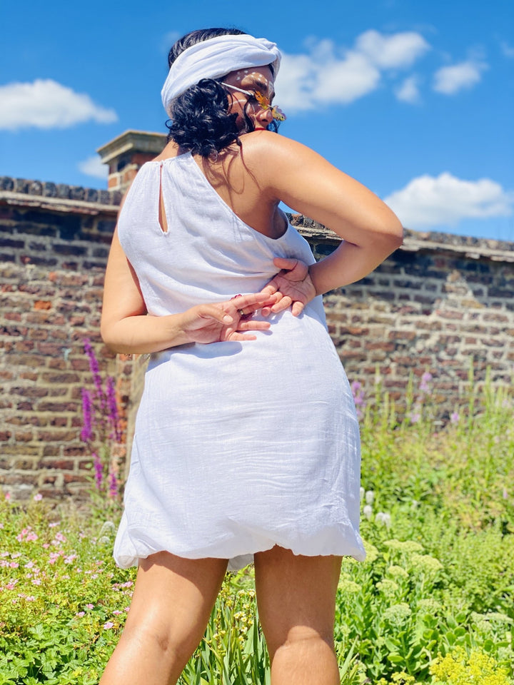 Jasmine Flax Shift Dress - One Wear Freedom - Back 2