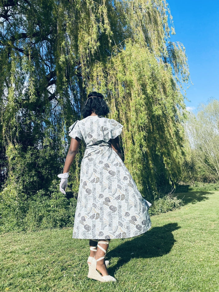 Leafhearted Masi Wrap Dress - One Wear Freedom 