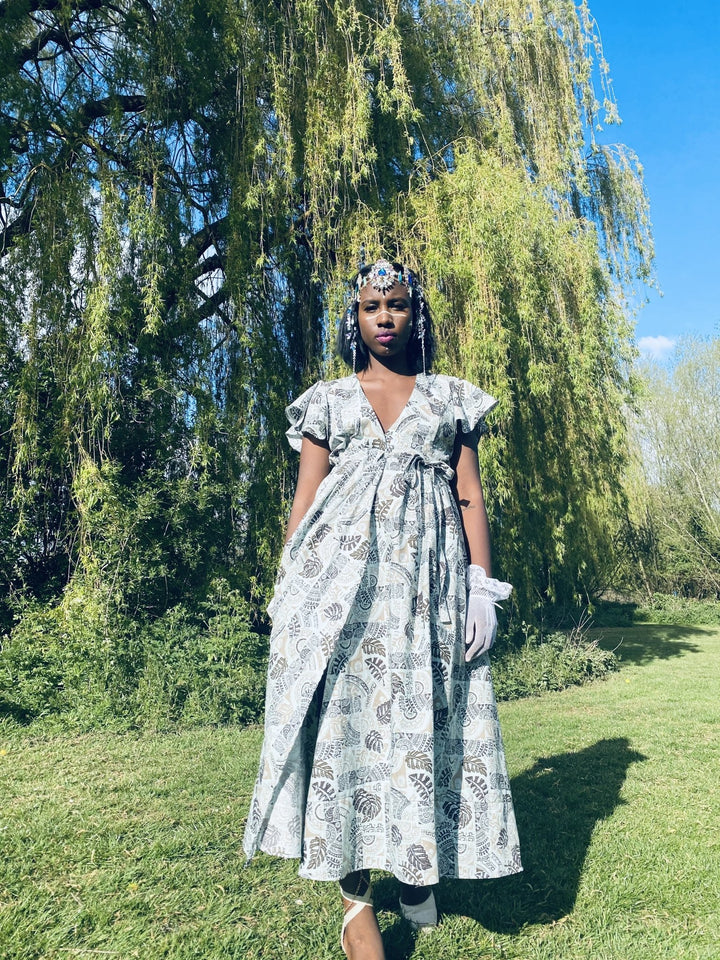 Leafhearted Masi Wrap Dress - One Wear Freedom 