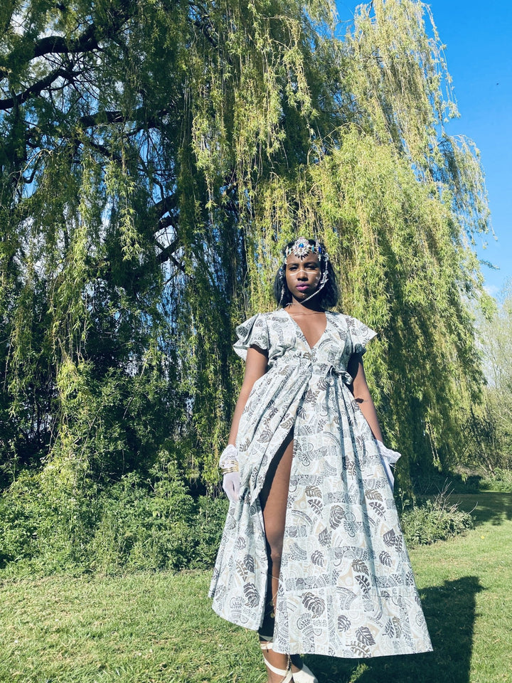 Leafhearted Masi Wrap Dress - One Wear Freedom 