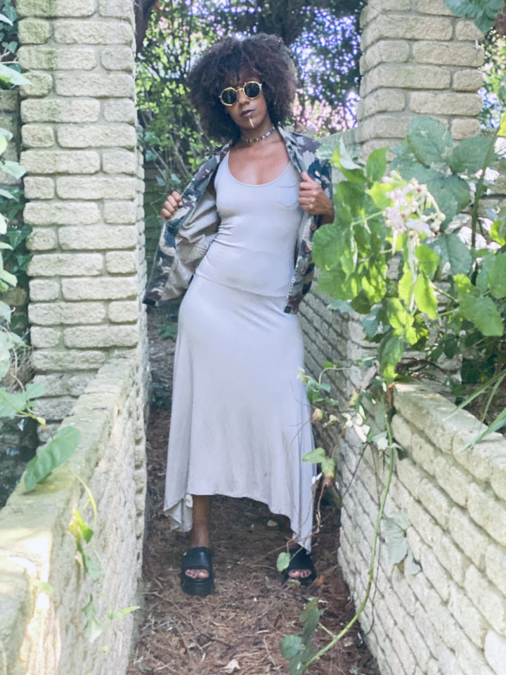 Light Mocha Loca Maxi Dress - One Wear Freedom - Front Main