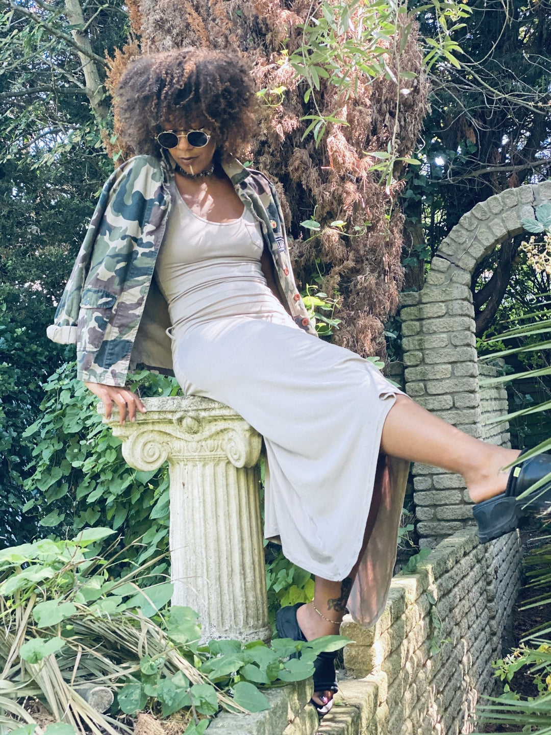 Light Mocha Loca Maxi Dress - One Wear Freedom - Side 2