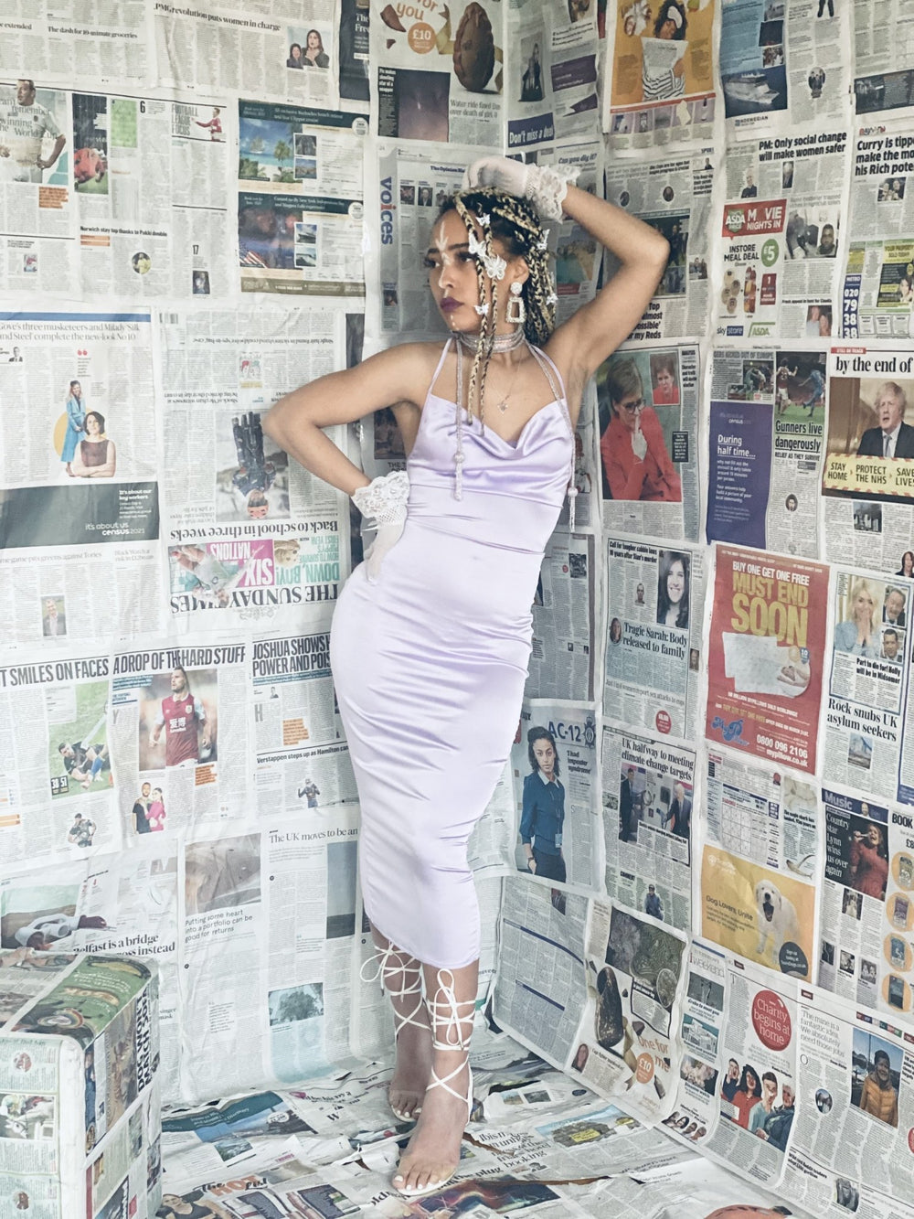 Lilac Backless Satin Slip - One Wear Freedom #product_tags#