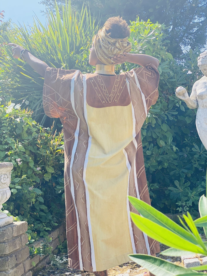 Mama Africa Flax Caftan - One Wear Freedom - Back 2
