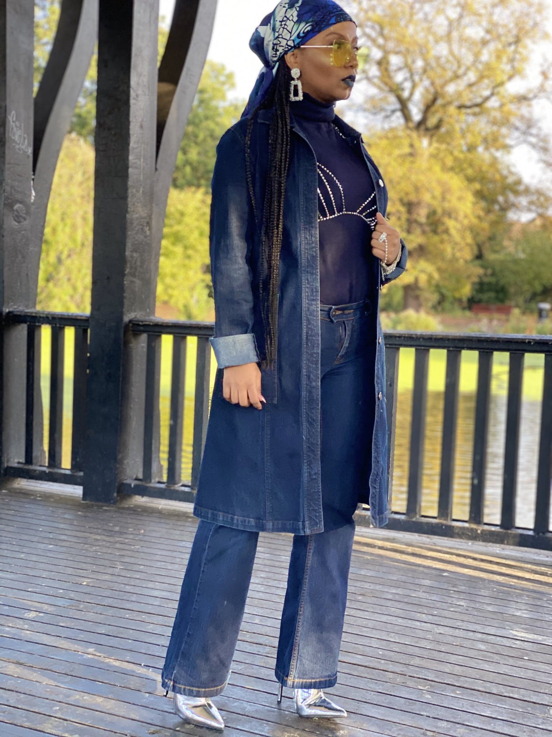 Midnight Denim Jacket + Straight Jean Suit - One Wear Freedom 
