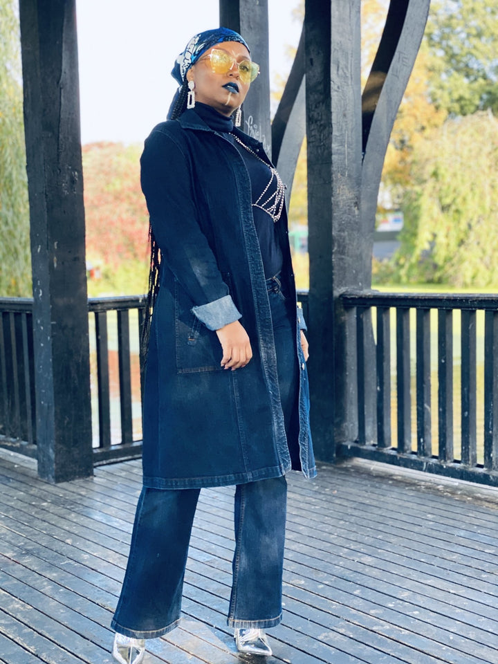 Midnight Denim Jacket + Straight Jean Suit - One Wear Freedom 