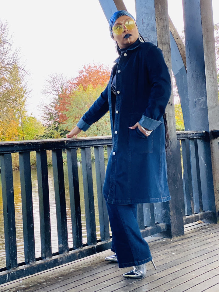 Midnight Denim Jacket + Straight Jean Suit - One Wear Freedom 