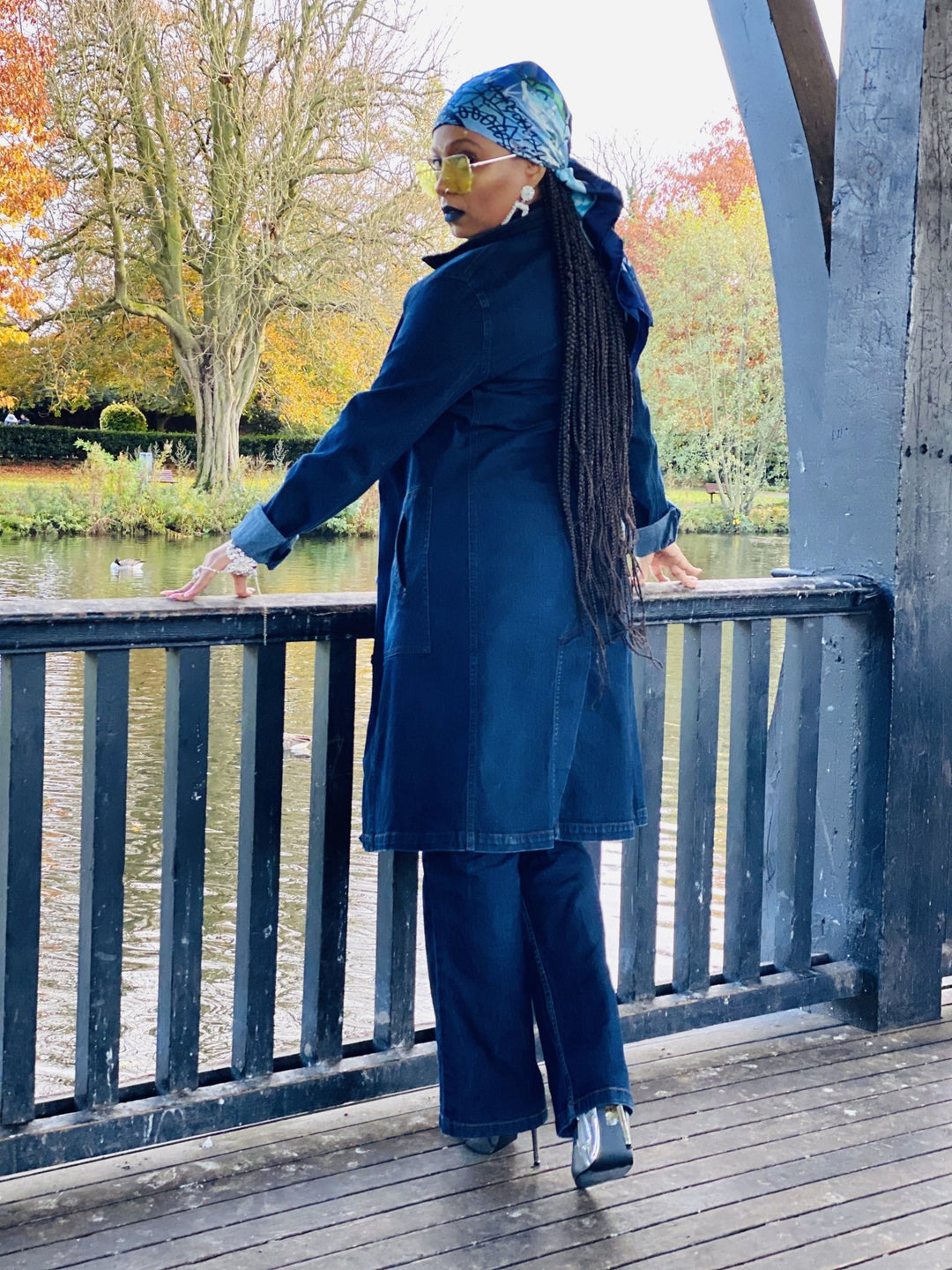 Midnight Denim Jacket + Straight Jean Suit - One Wear Freedom 