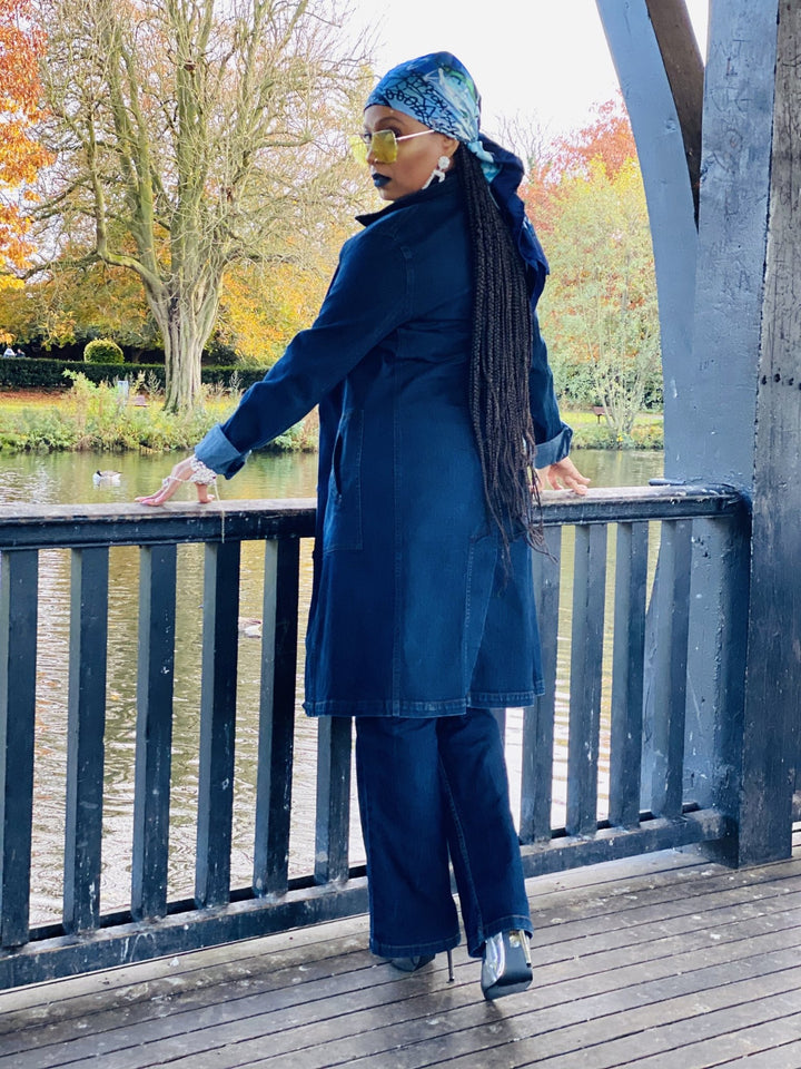 Midnight Denim Jacket + Straight Jean Suit - One Wear Freedom 