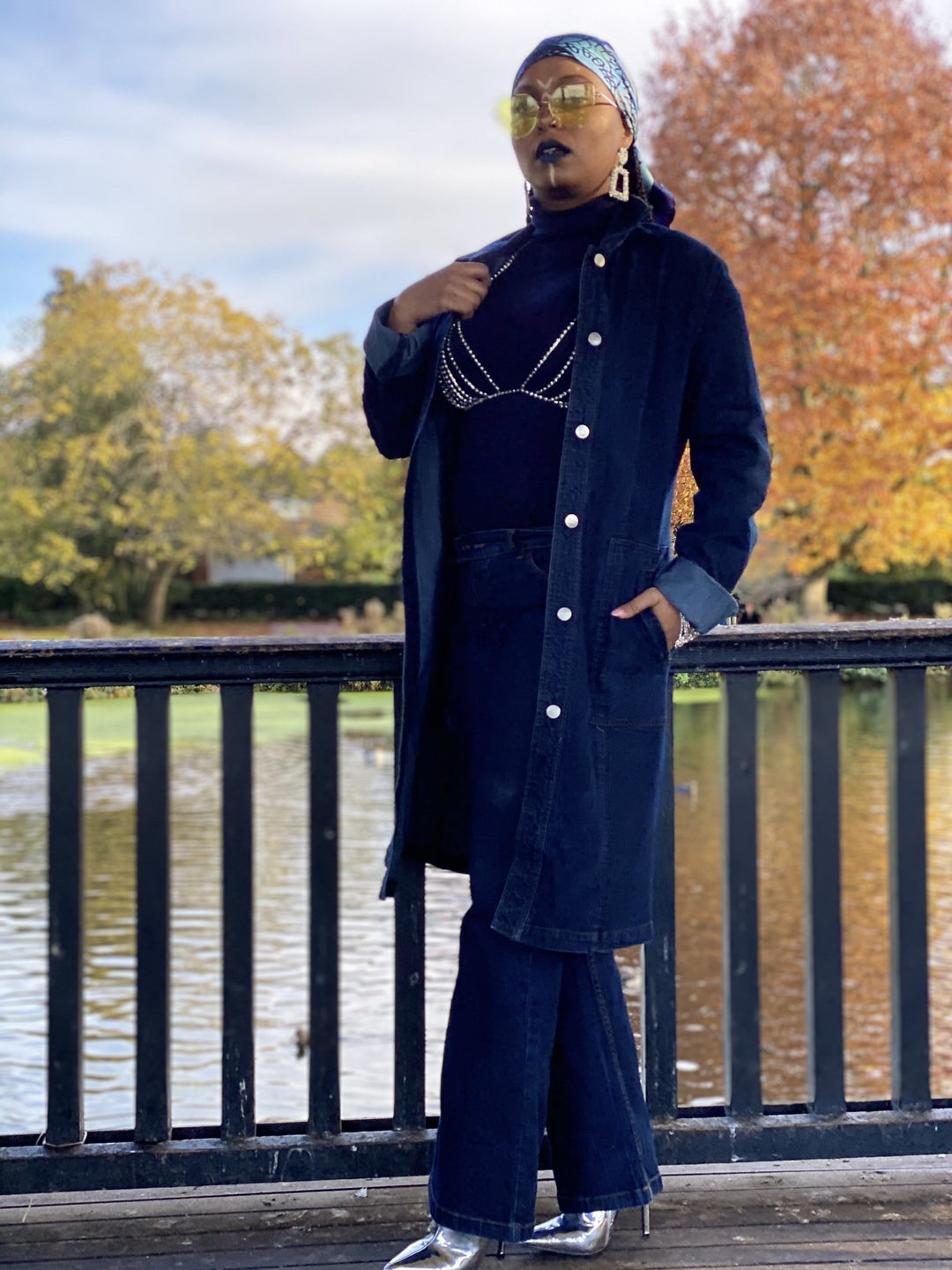 Midnight Denim Jacket + Straight Jean Suit - One Wear Freedom #product_tags#