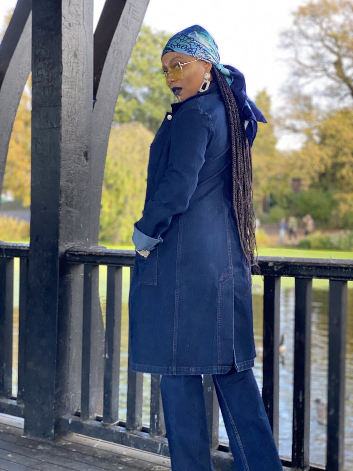Midnight Denim Jacket + Straight Jean Suit - One Wear Freedom 