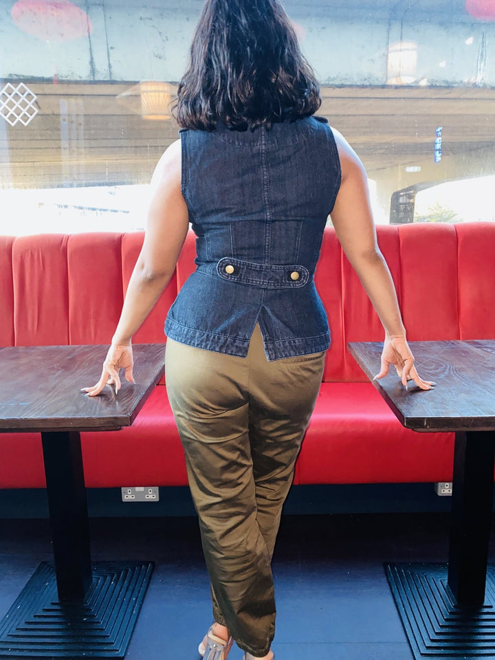 Midnight Denim Waist Coat - One Wear Freedom 