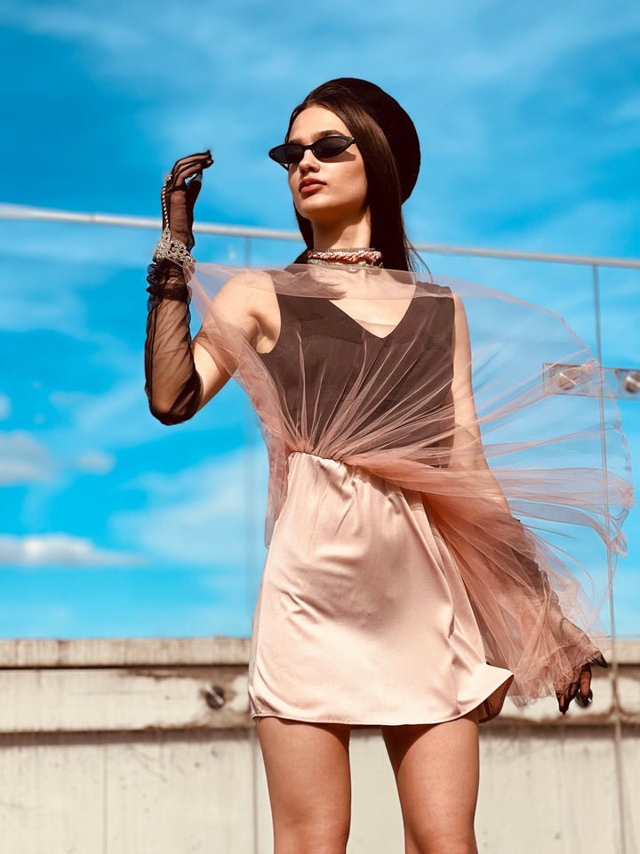 Midnight in Paris Mini Dress - One Wear Freedom 