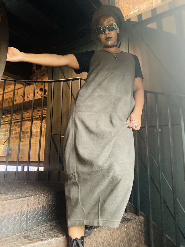 Military Teddy Maxi Dress - One Wear Freedom 