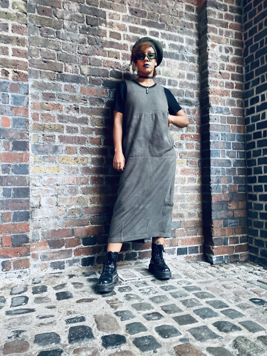 Military Teddy Maxi Dress - One Wear Freedom 