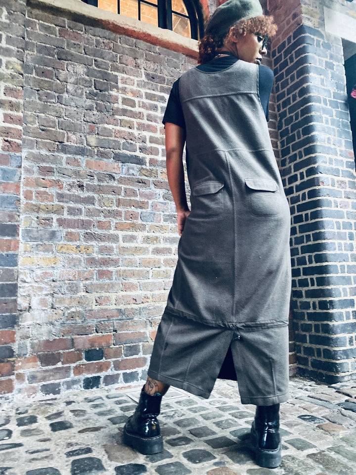 Military Teddy Maxi Dress - One Wear Freedom 
