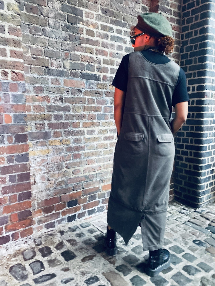Military Teddy Maxi Dress - One Wear Freedom 