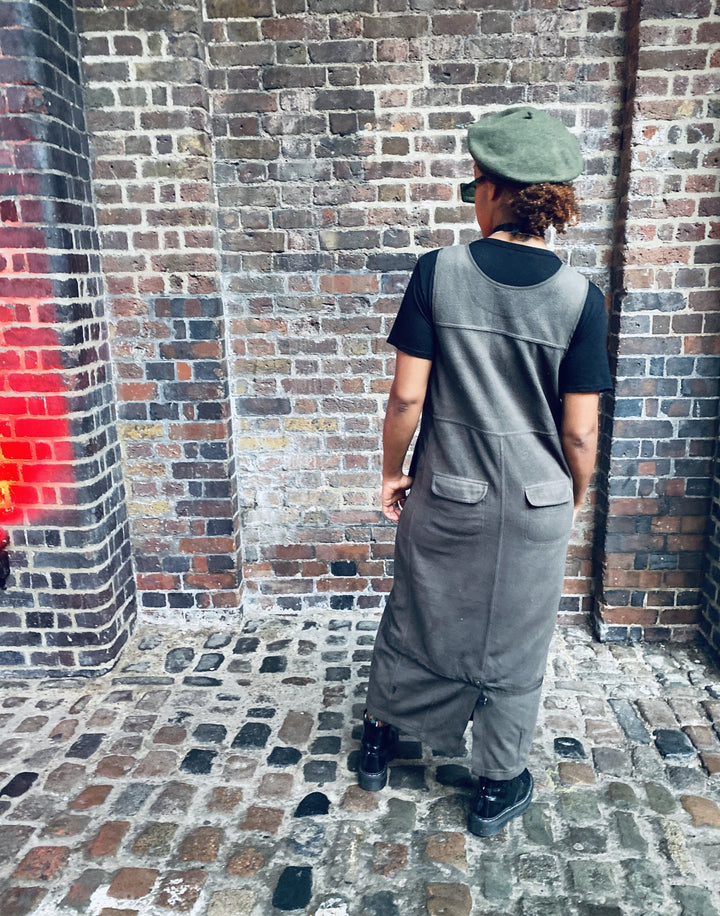 Military Teddy Maxi Dress - One Wear Freedom 