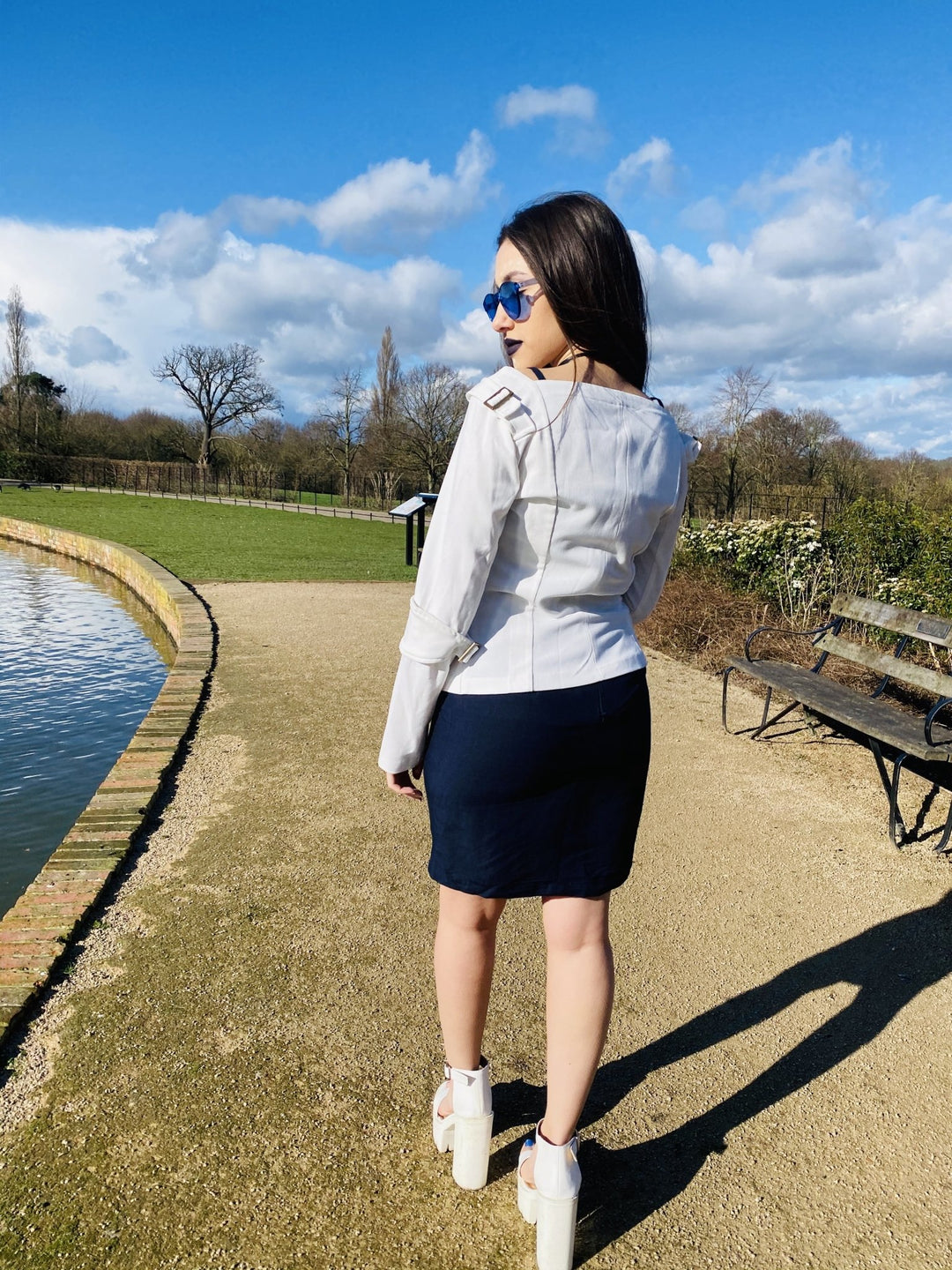 Moonflower Buckle-Up Blazer - One Wear Freedom 
