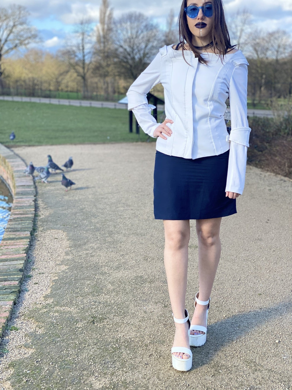 Moonflower Buckle-Up Blazer - One Wear Freedom #product_tags#