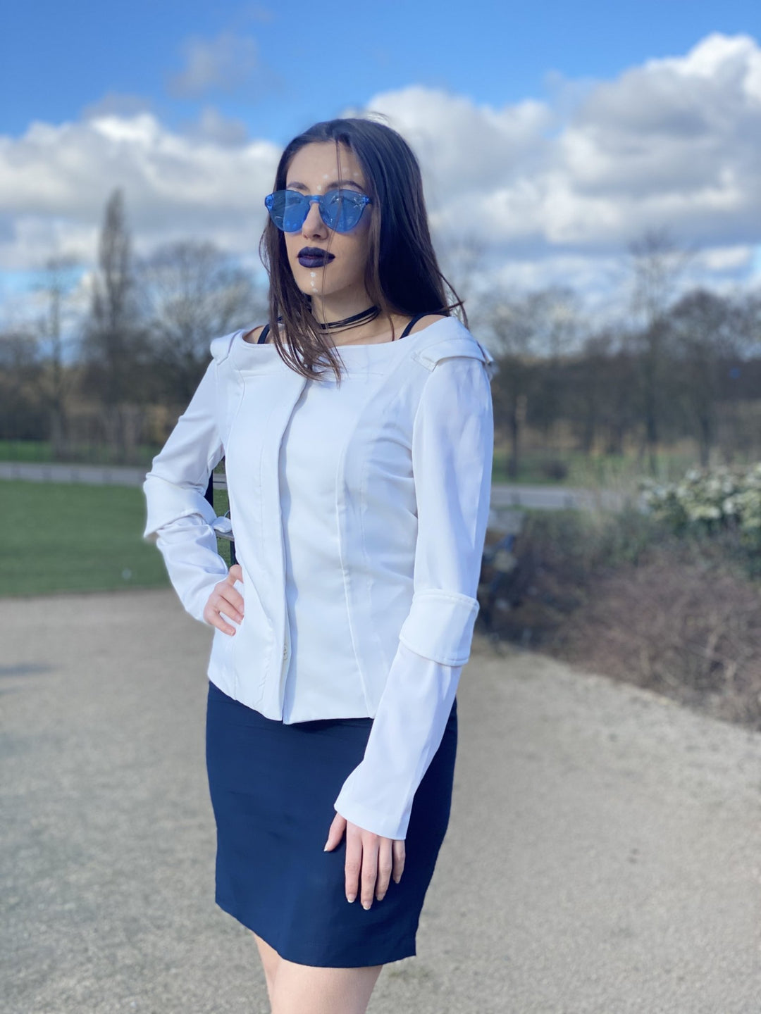Moonflower Buckle-Up Blazer - One Wear Freedom #product_tags#
