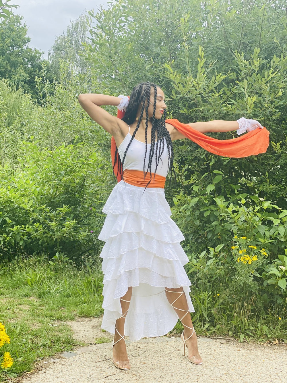 Moonflower Ruffle Maxi Dress - One Wear Freedom #product_tags#