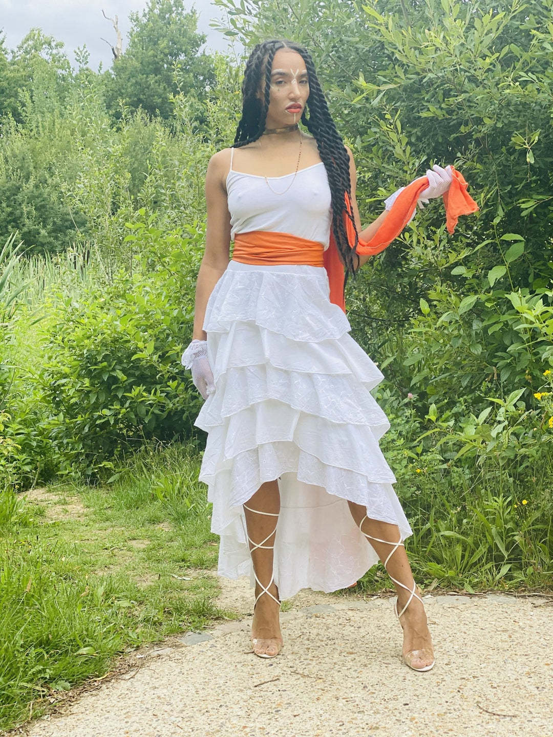 Moonflower Ruffle Maxi Dress - One Wear Freedom #product_tags#