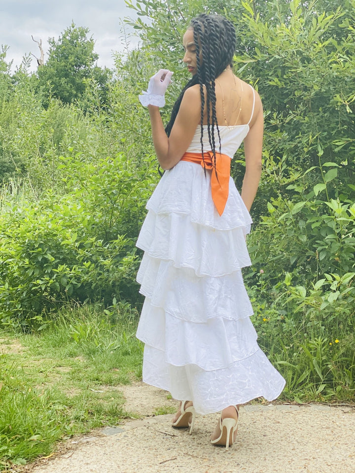 Moonflower Ruffle Maxi Dress - One Wear Freedom 