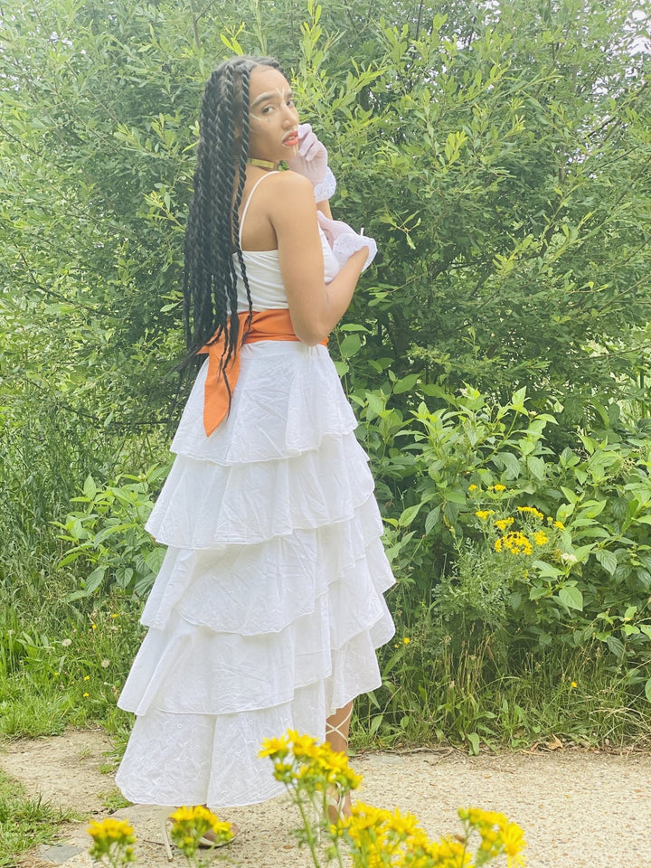 Moonflower Ruffle Maxi Dress - One Wear Freedom 