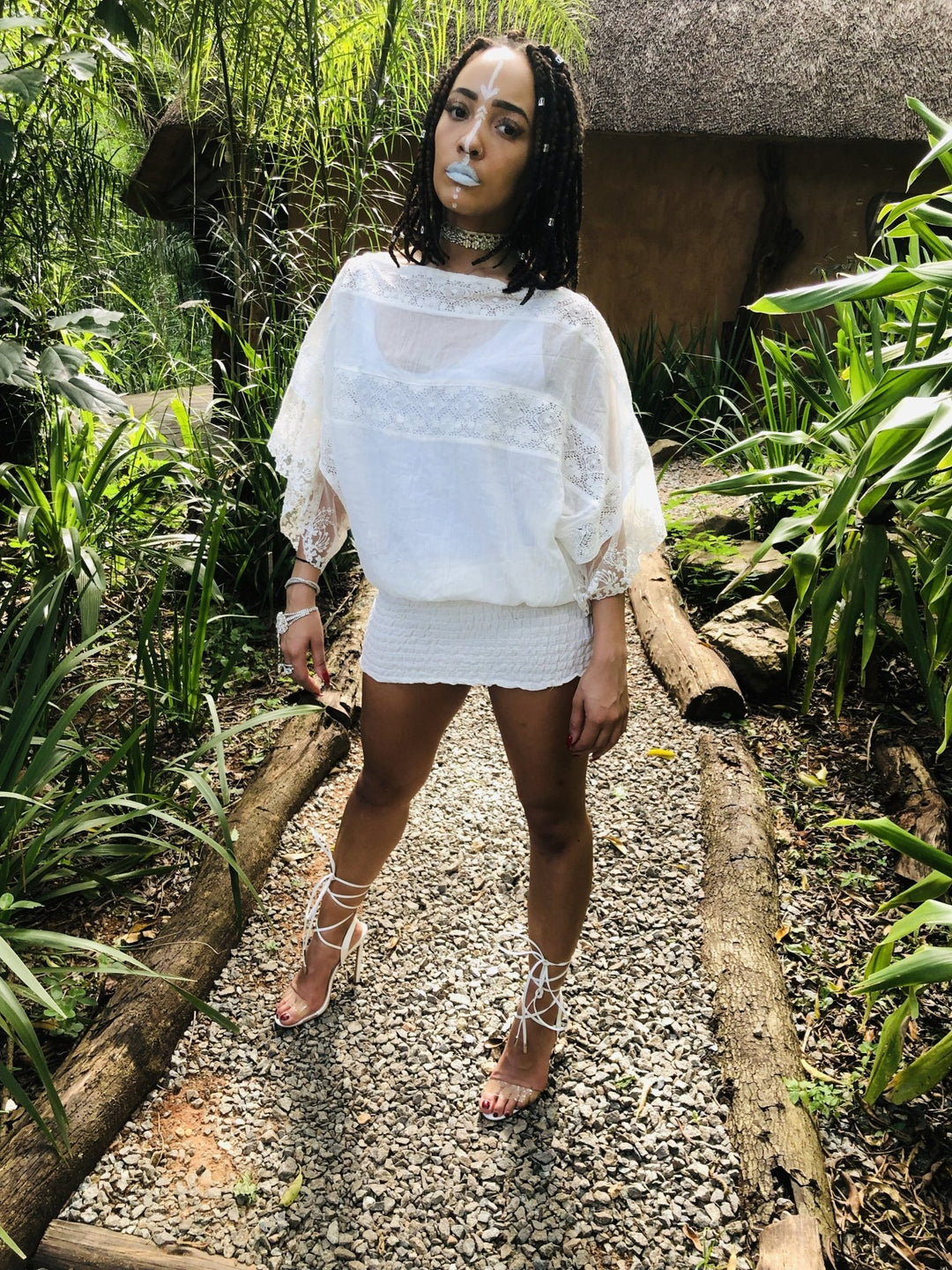 Moonflower T Lace Top - One Wear Freedom #product_tags#