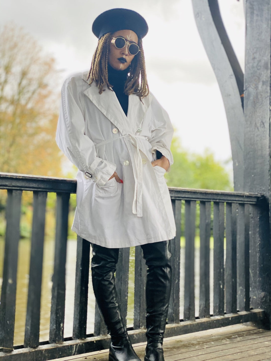 Moonflower Trench Coat - One Wear Freedom 