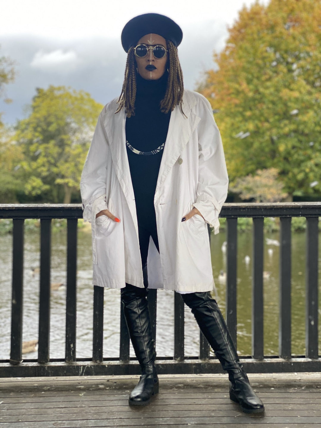 Moonflower Trench Coat - One Wear Freedom #product_tags#